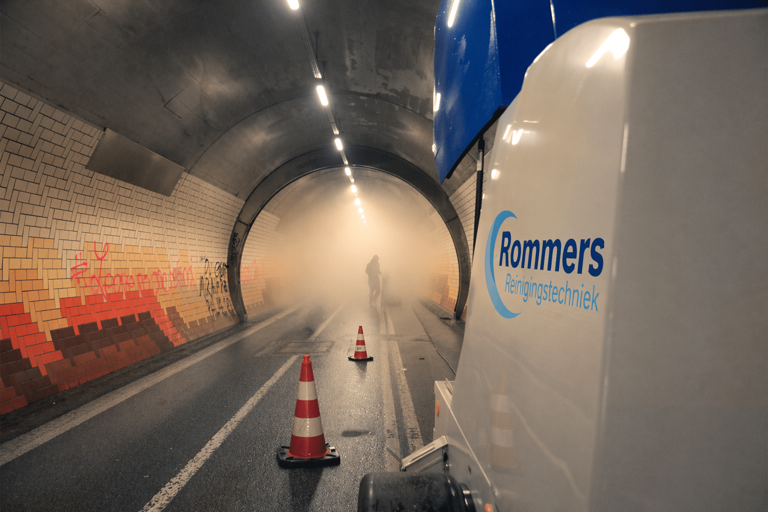 objectreiniging tunnels schoonmaken